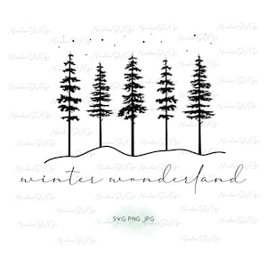 Winter Wonderland SVG PNG JPG bundle
