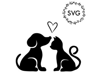 Download Dog And Cat Svg Etsy