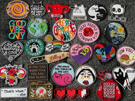 Iron on Patches, Embroidered Patches, Funny Iron on Patches 