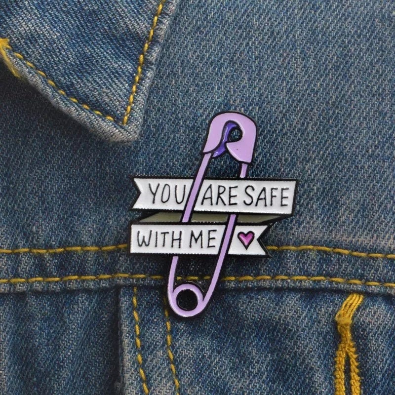 You are safe with me safety pin deals