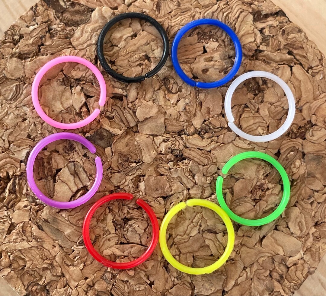 Acrylic Nose Ring, Flexible Nose Ring, Dainty Nose Ring, Hypoallergenic