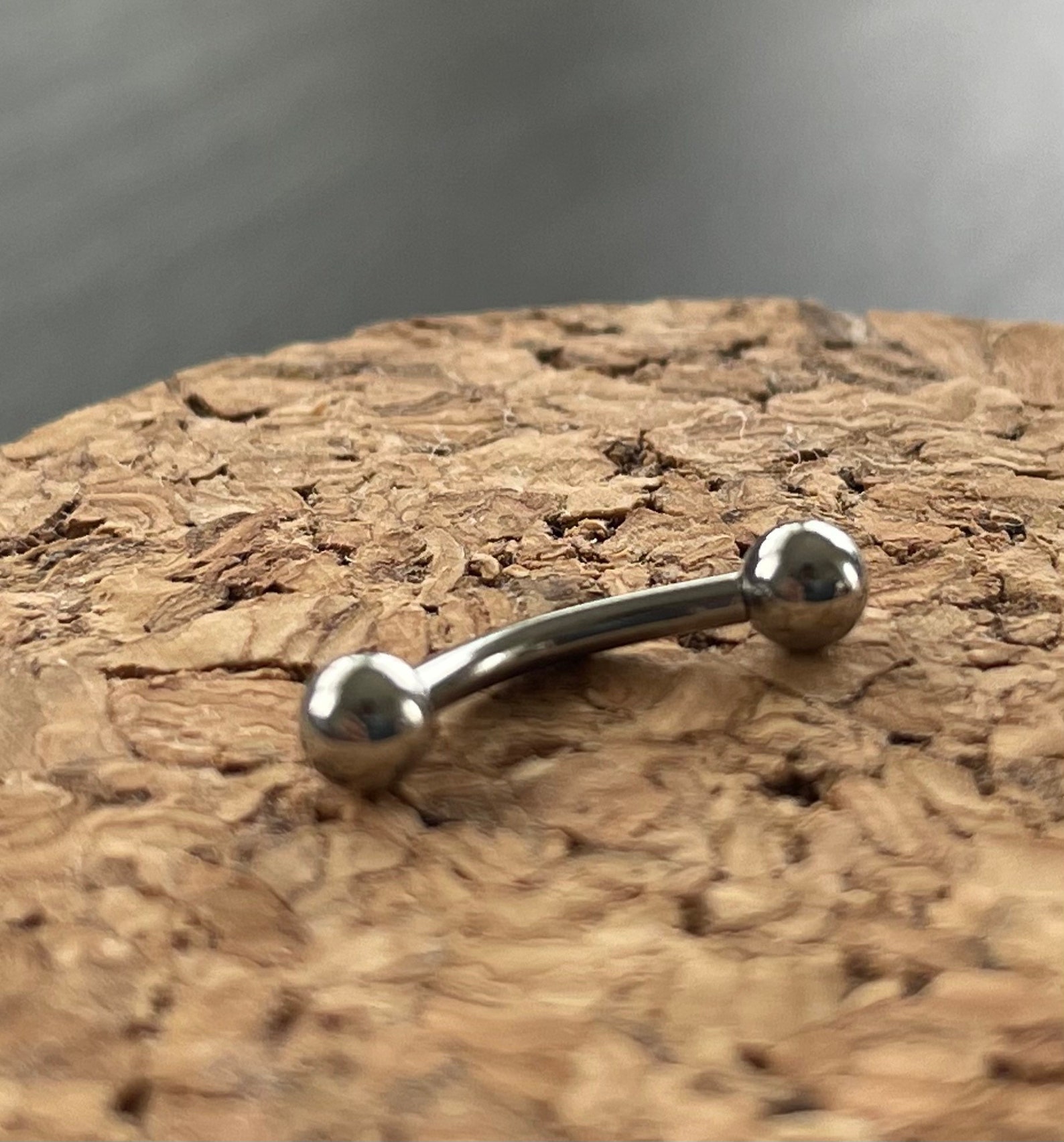 Curved barbell piercing rook piercing cartilage earrings Etsy