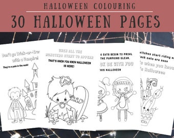 Halloween Colouring Pages/Posters