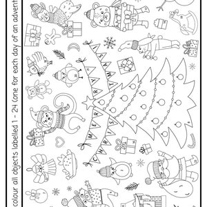 PERSONALISED Christmas Activity Book 32 pages of festive fun PDF FILE image 4