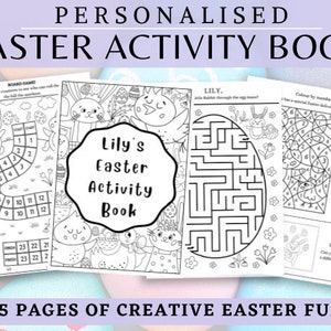 Personalised Easter Activity Book (Digital File)