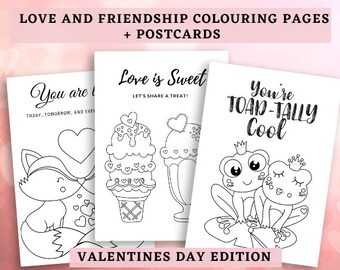 Kids Valentines Day Colouring Book (*PDF ONLY*)