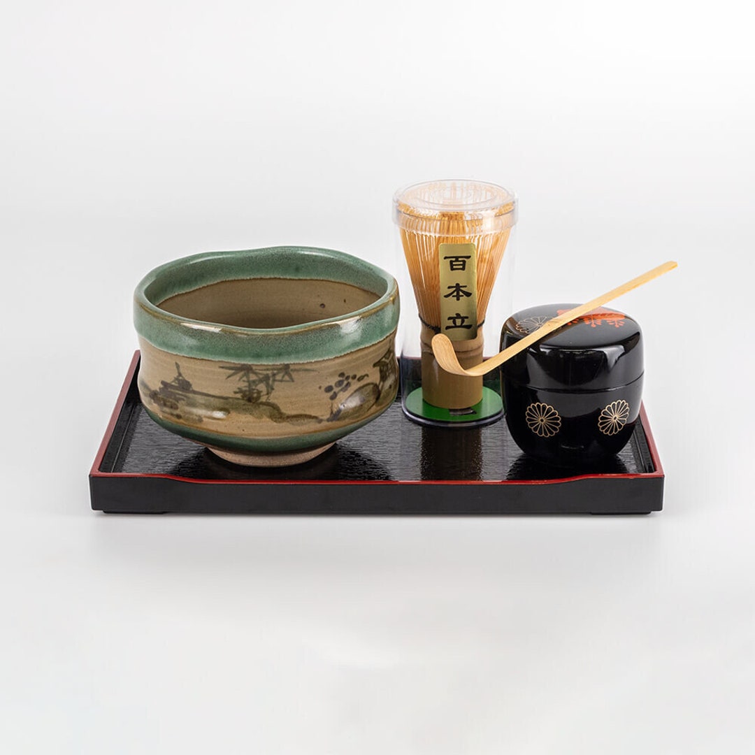 Japanese Ceremonial Matcha Kit Handmade, Made in Japan, Gift Set, Birthday, Christmas, Tea Party