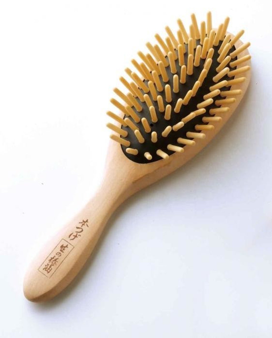 Tsubaki Oil Dipped Japanese Hair Brush Made in Japan Hand Etsy