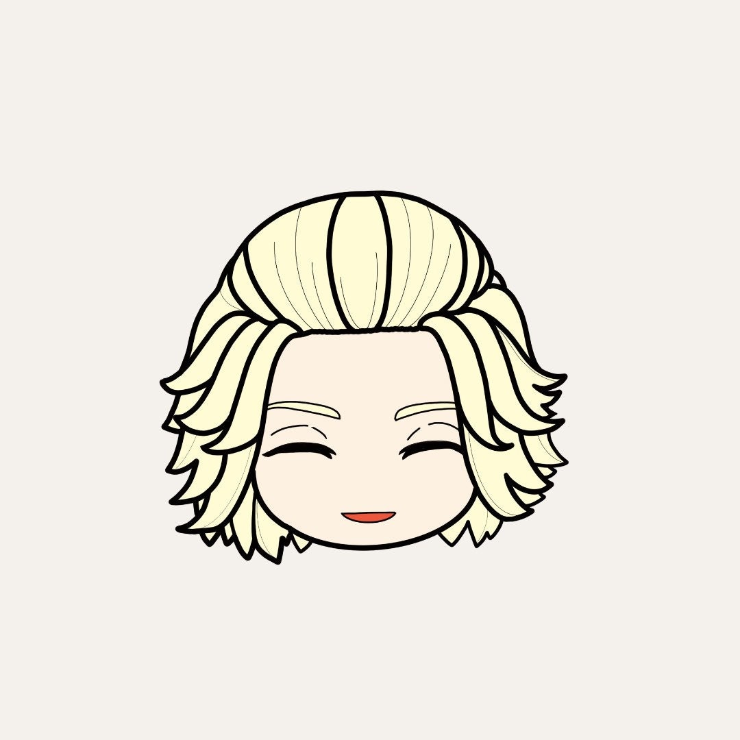 Tokyo Revengers Mikey Die Cut Sticker Etsy