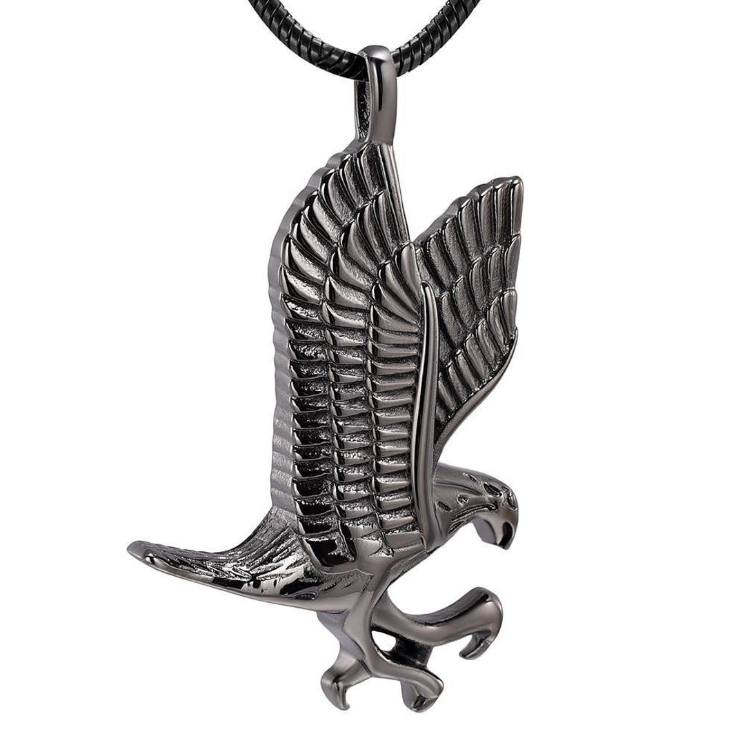 Eagle Cremation Jewelry Rising Eagle to Protect Cremated Etsy