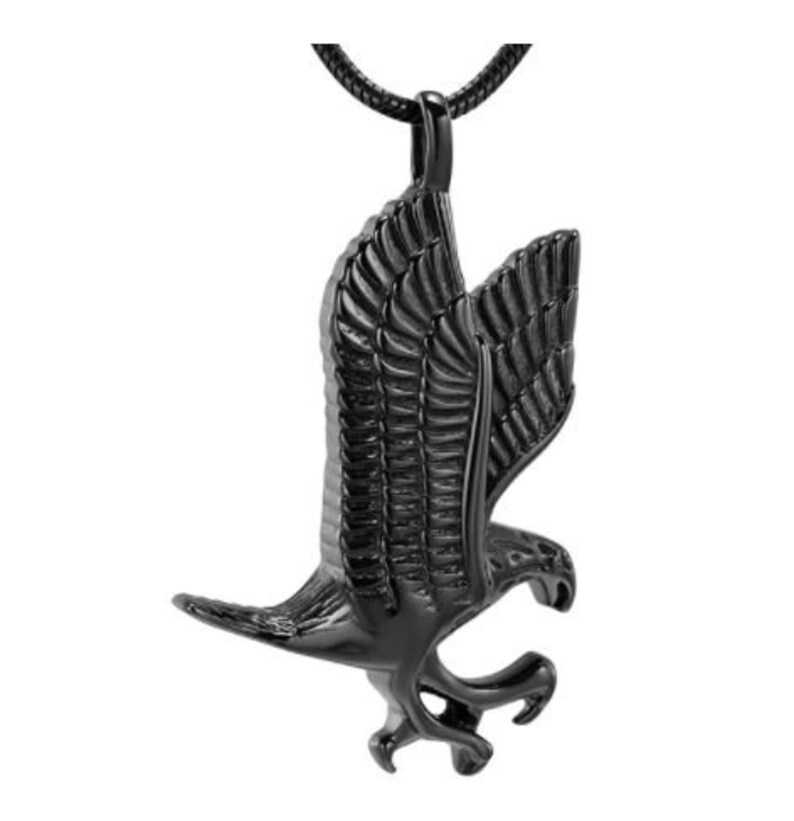 Eagle Cremation Jewelry Rising Eagle to Protect Cremated Etsy