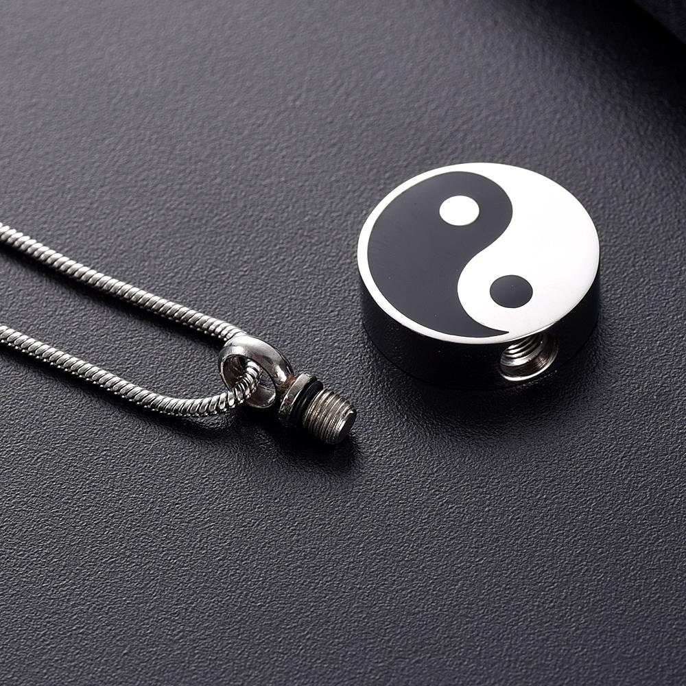 Ying-yang Cremation Jewelry Urn Yin Yang for Those Who Have | Etsy
