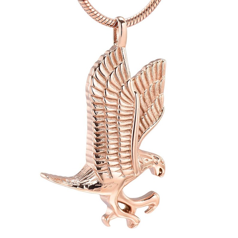 Eagle Cremation Jewelry Rising Eagle to Protect Cremated Etsy
