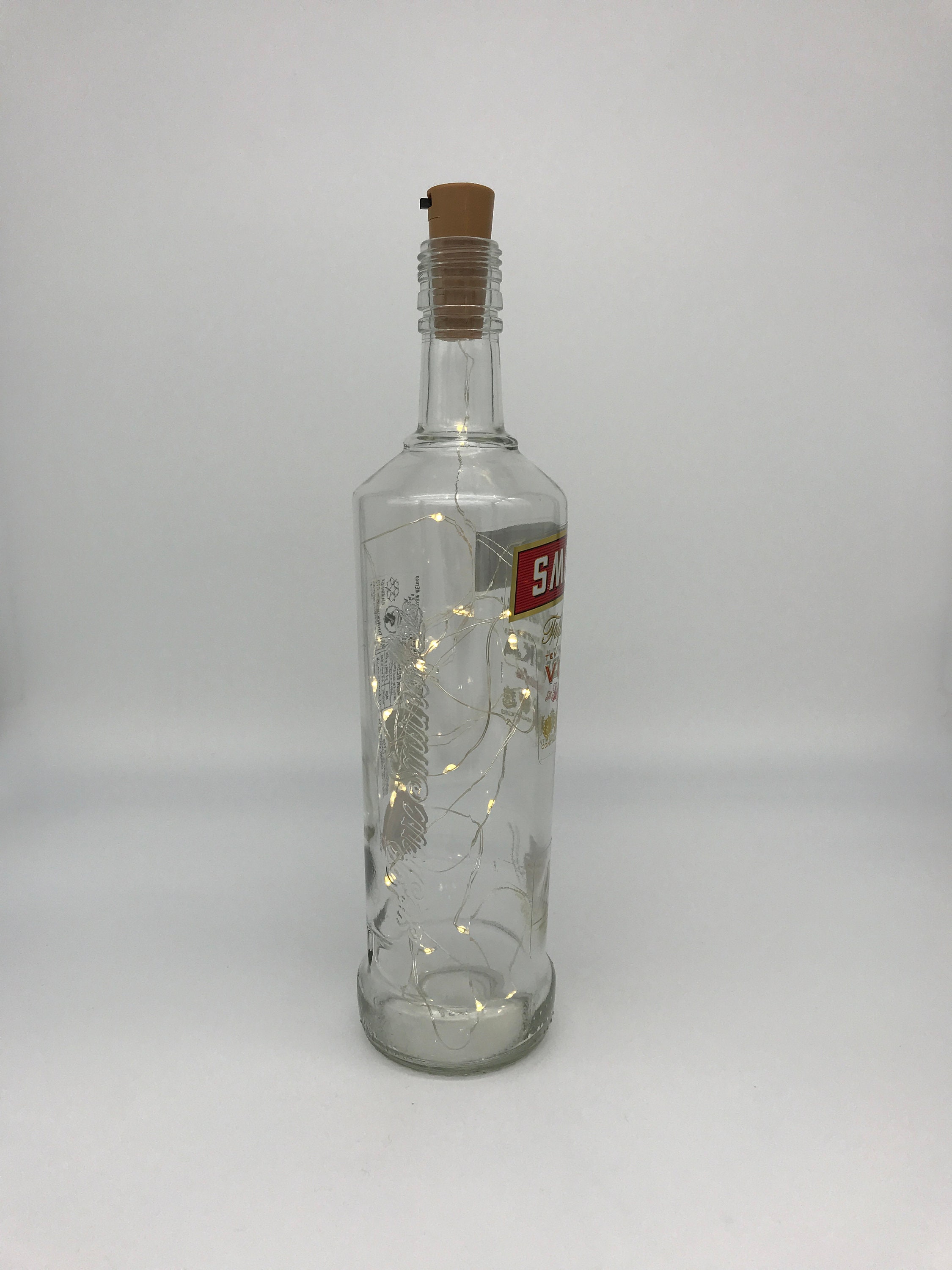 Smirnoff Vodka Light Up Bottle 700 ml Vodka Bottle Light Etsy