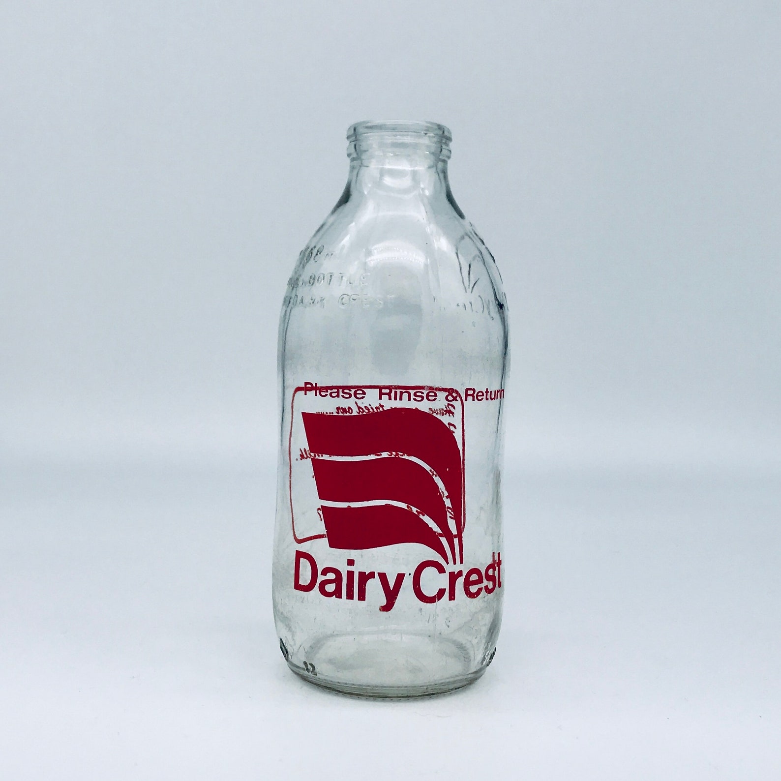 Vintage Milk Bottle Dairy Farms Dairy Crest Cotswold Etsy UK