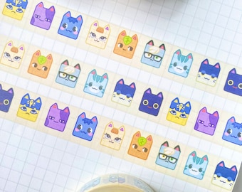 Cinta Washi de gatos Cubies