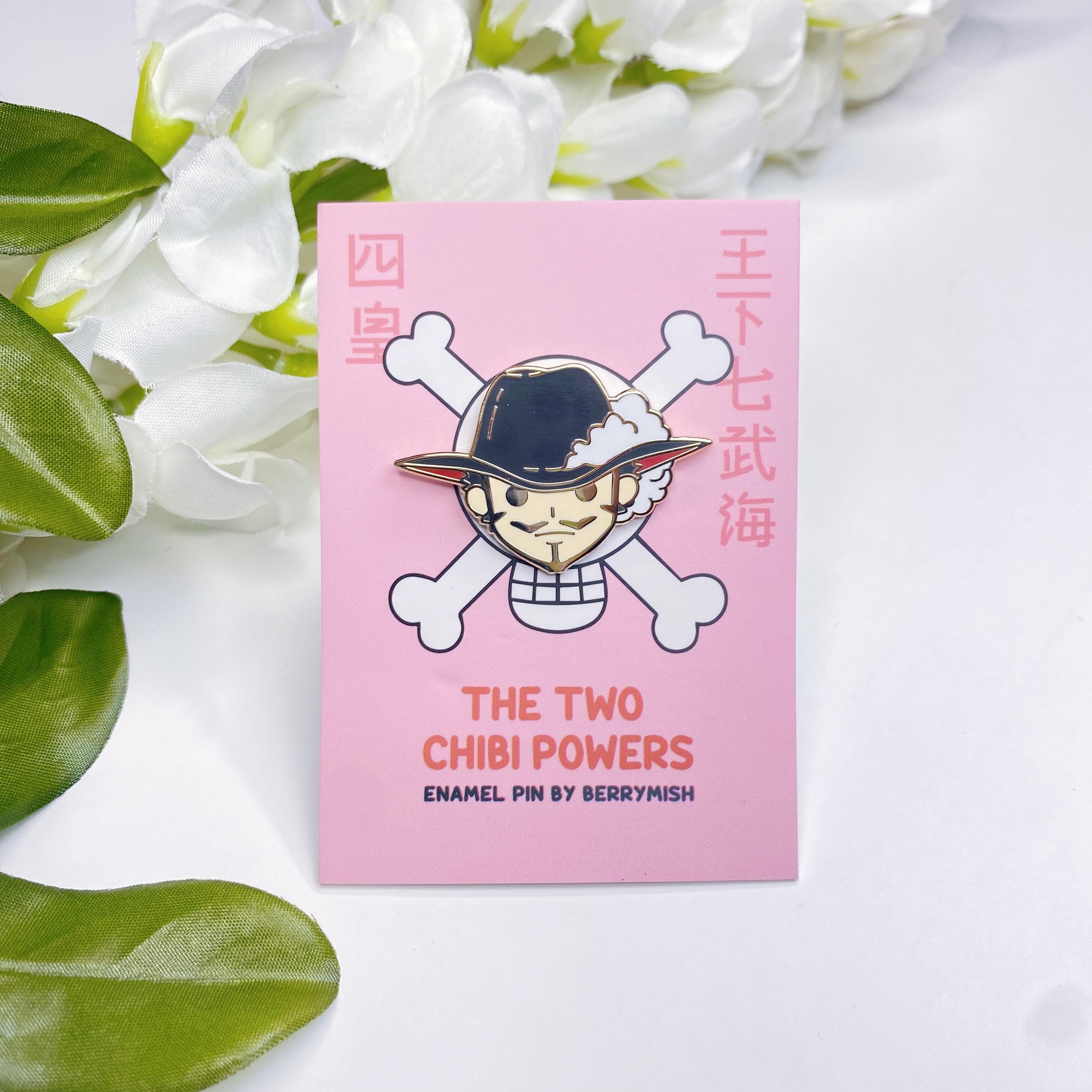 Chibi Enamel Pin Examples Chibi Enamel Pins Mihawk - Etsy
