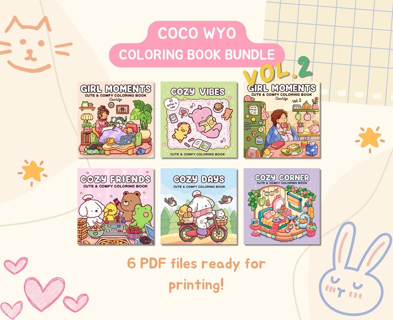 Mega Coloring Bundle VOL. 2 – Coloring Book for Kids & Adults ...