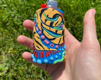 Abstract Lighter Case