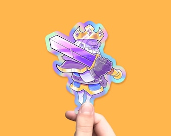 Naklejka holograficzna Clash Royale I Evolution Royale Ghost