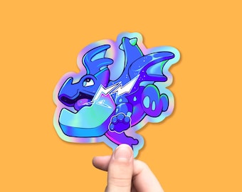 Naklejka holograficzna Clash Royale I Electro Dragon