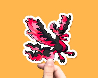 Naklejka Galarian Moltres | Naklejka Pokemon