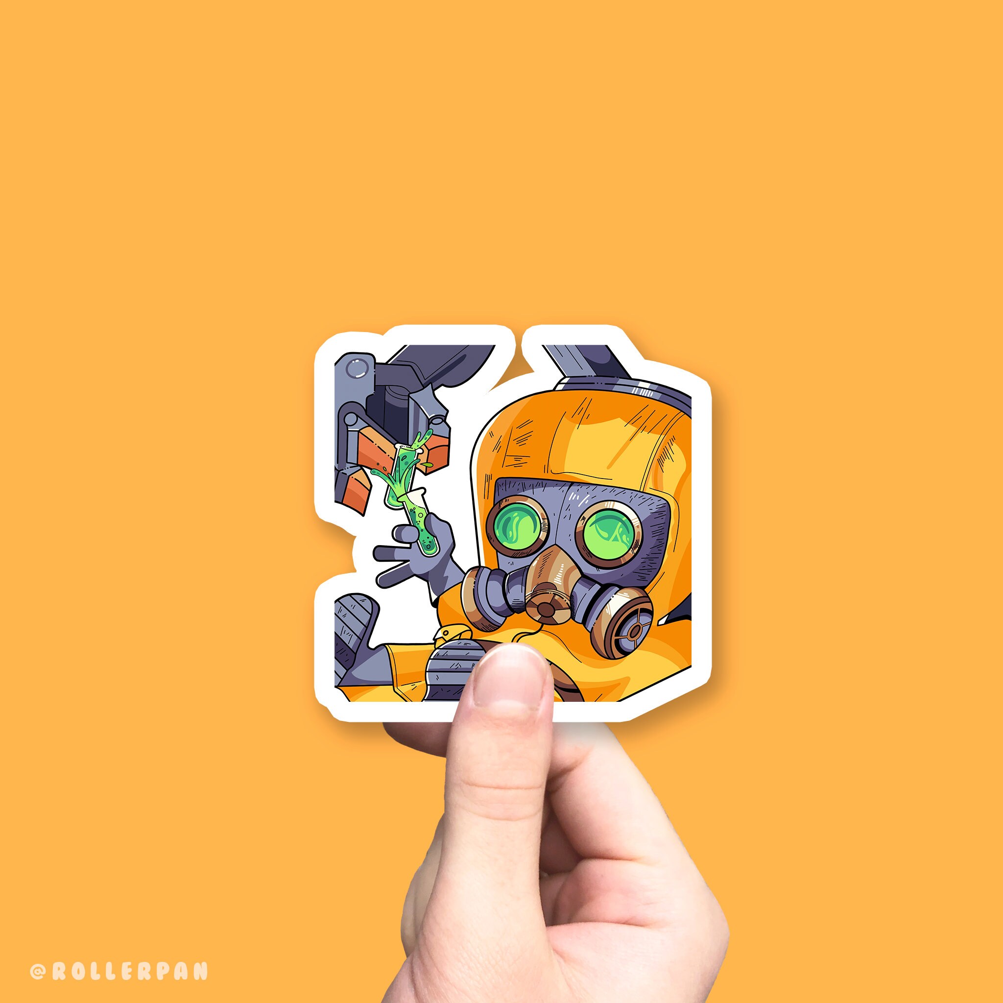 Hazmat Heimerdinger Sticker League of Legends Lol Stickers - Etsy
