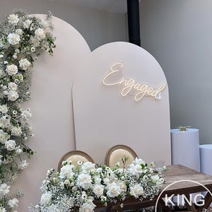 Insegna al neon per fidanzati, luce al neon a LED personalizzata per matrimonio, sfondo per festa di addio al nubilato, decorazione da parete, regali personalizzati, regali di fidanzamento