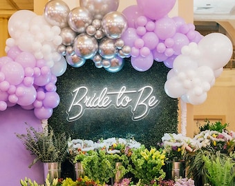 Bride To Be Neon Sign, Custom Neon Sign Wedding, Bridal Shower Neon Light Sign,Engagement Party Wall Art, Gifts for Couple, Wedding Favors