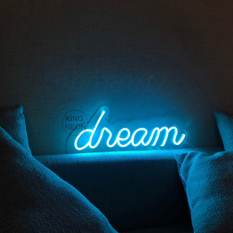 Dream Neon Signs for Bedroom Party Yard Porch Decor Custom - Etsy