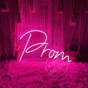 Prom Led Sign Prom Neon Sign for Graduation Party, Custom Prom Decor Wall Art, Class ...