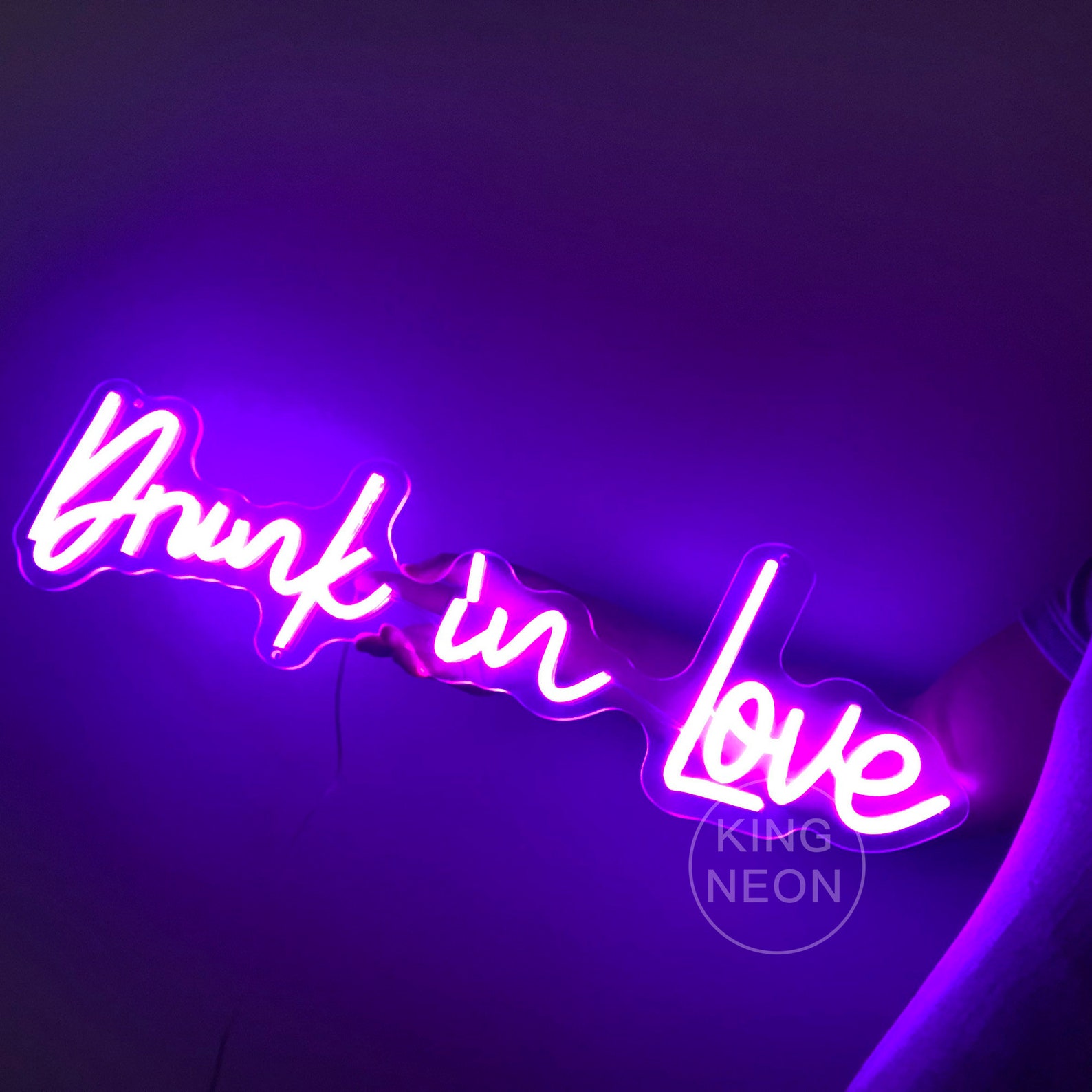 Custom Neon Sign Drunk in Love Neon Sign Custom Wedding Neon - Etsy