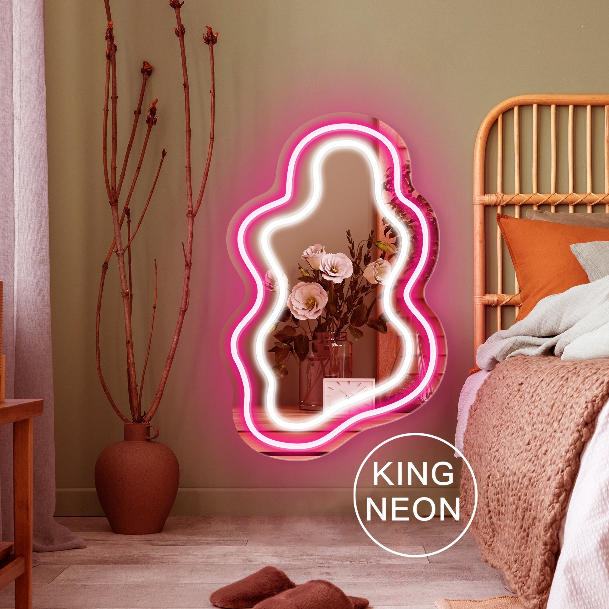 Wavy Y2k Mirror - Etsy