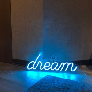 Dream Neon Signs for Bedroom Party Yard Porch Decor Custom Neon Light ...