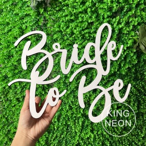 Bride to Be Wood Sign, Custom Wedding Wooden Sign, Wedding Bridal Shower Party Bride to Be Backdrop Decor Large Laser Cut Sign,Wedding Gift