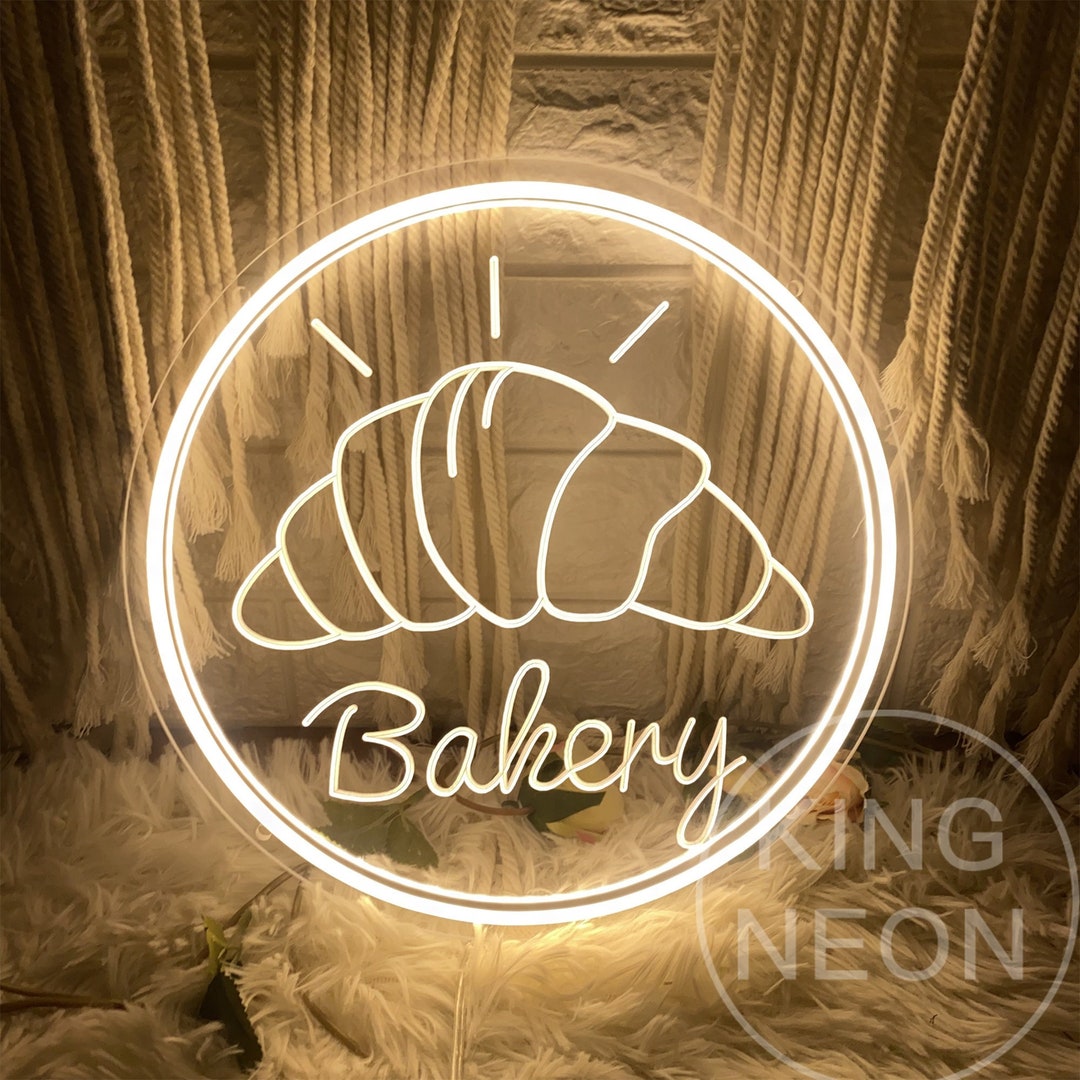 Bakery Neon Sign Custom Bakery Store Neon Light Dessert Bar