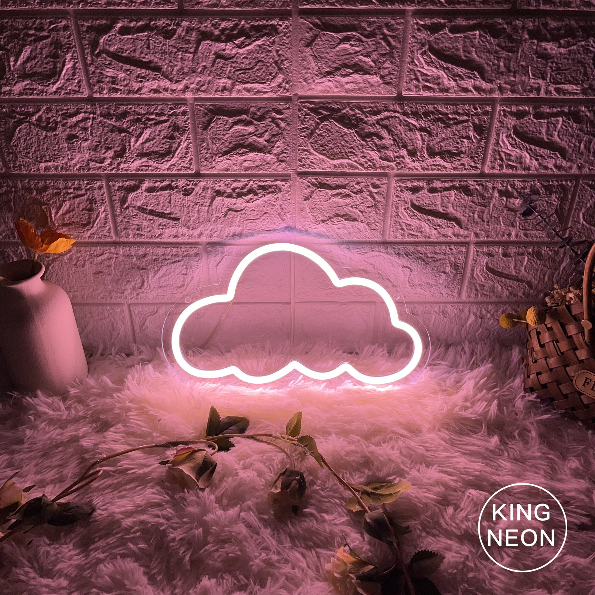 Pink cloud neon sign online
