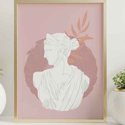 Goddess Artemis Printable Wall Art Greek Mythology Print - Etsy