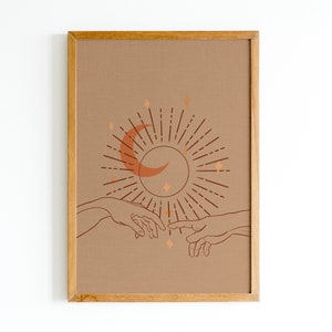 The Creation of Adam Printable Wall Decor, God's Touch Art, Aesthetic Room Canvas, Michelangelo ...