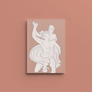 Hermes Sculpture Printable Wall Art , Rome Statue, Aesthetic Room Decor, Greek Mythology Art, Hermes Artwork, Bust Statue, Marble Print image 6