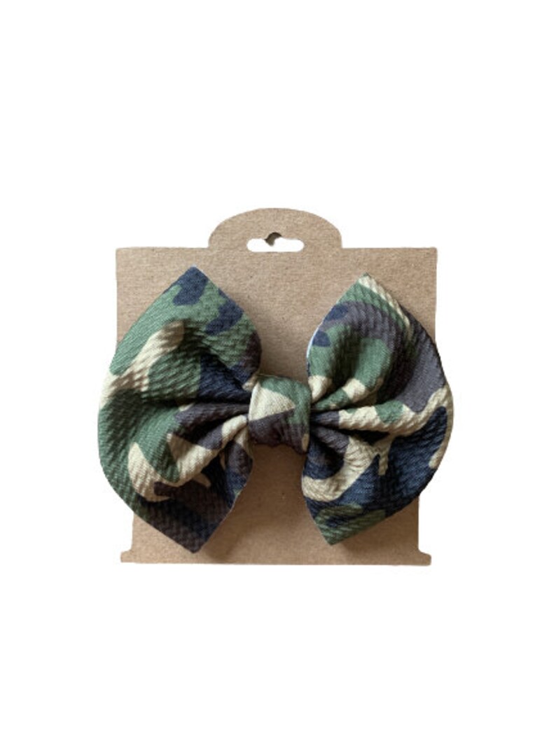Military Camo Bow on Nylon