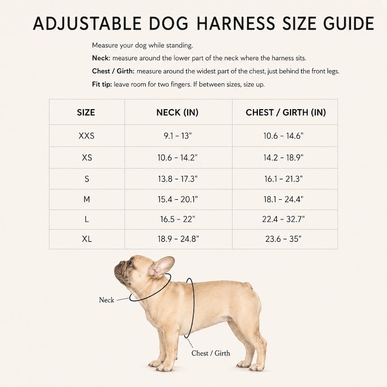 Neoprene No Pull Dog Harness | Adjustable Padded Vest with Dual Leash Clips | Soft Mesh Breathable Everyday Walking Gear Neutral Colors image 2