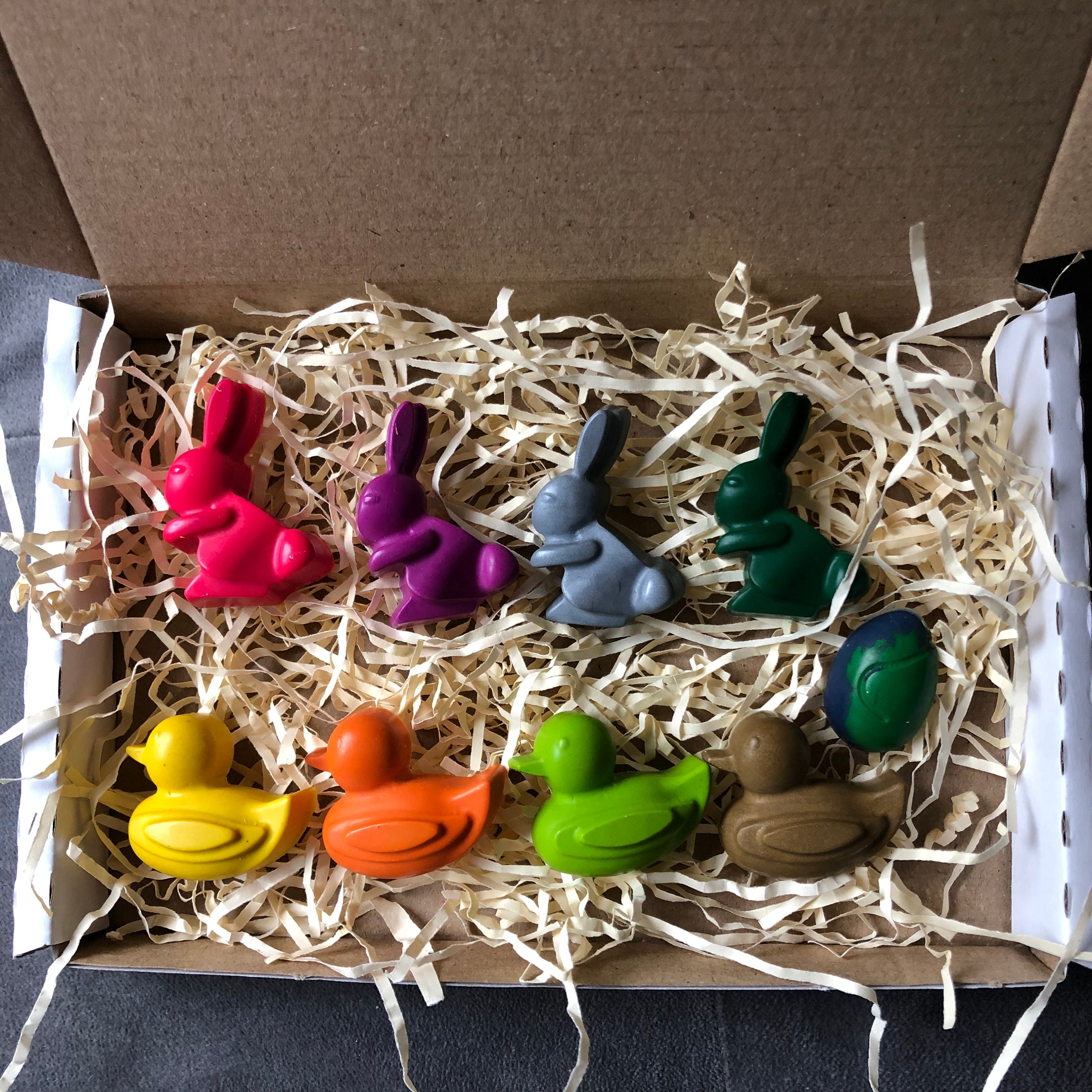 Easter Crayon Set Easter Crayons Easter Craft Idea Etsy UK