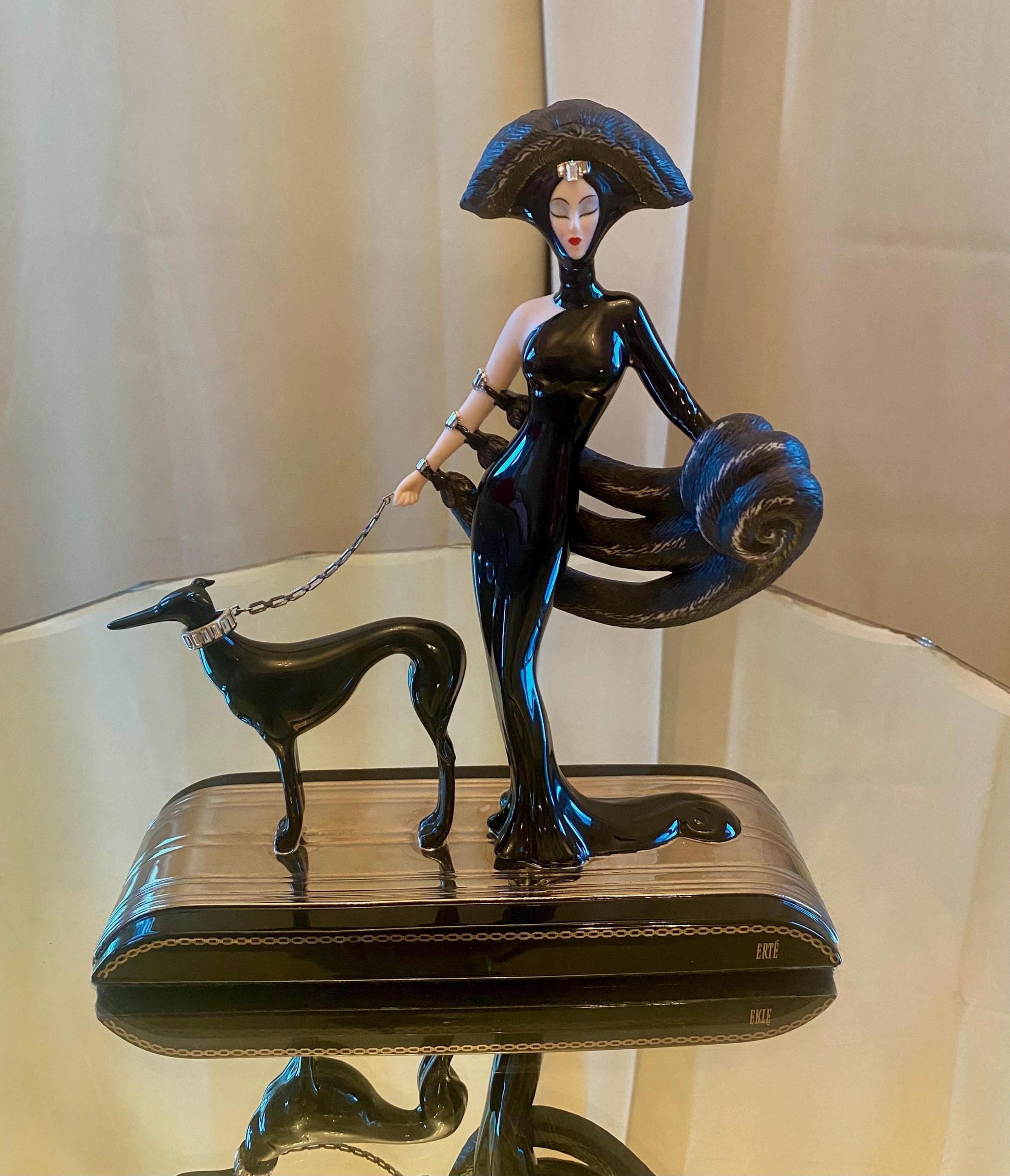 Erte Symphony in Black - Etsy