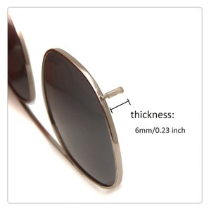 Tart Arnel Style Sunglasses Clip to fit 44 or 47 eyeglasses frame Johnny Depp image 4