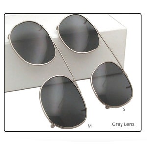 Tart Arnel Style Sunglasses Clip to fit 44 or 47 eyeglasses frame Johnny Depp image 7