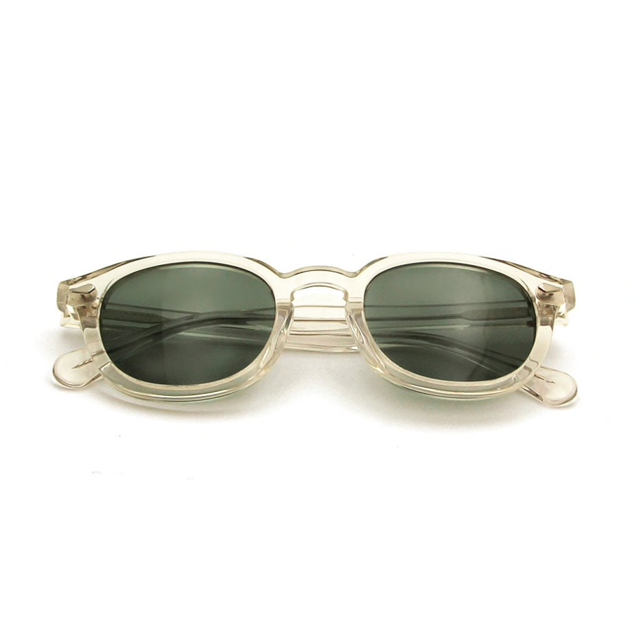 clear green sunglasses