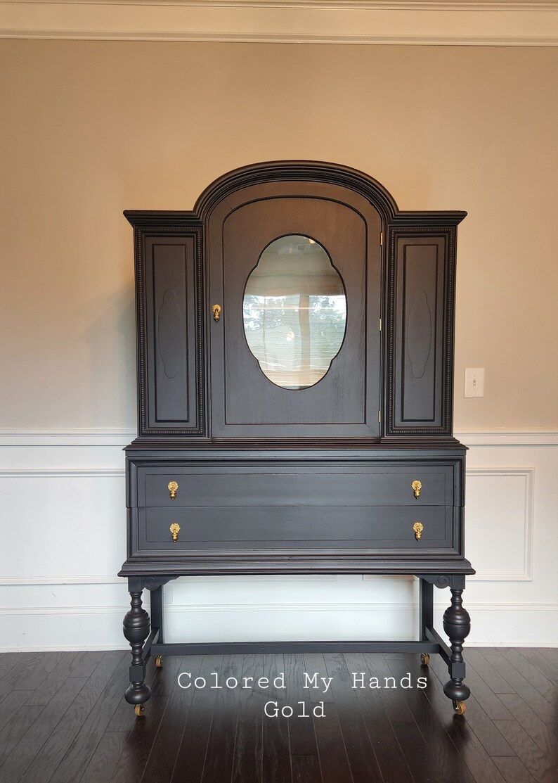 Antique Hutch/display Jacobean Hutch Etsy