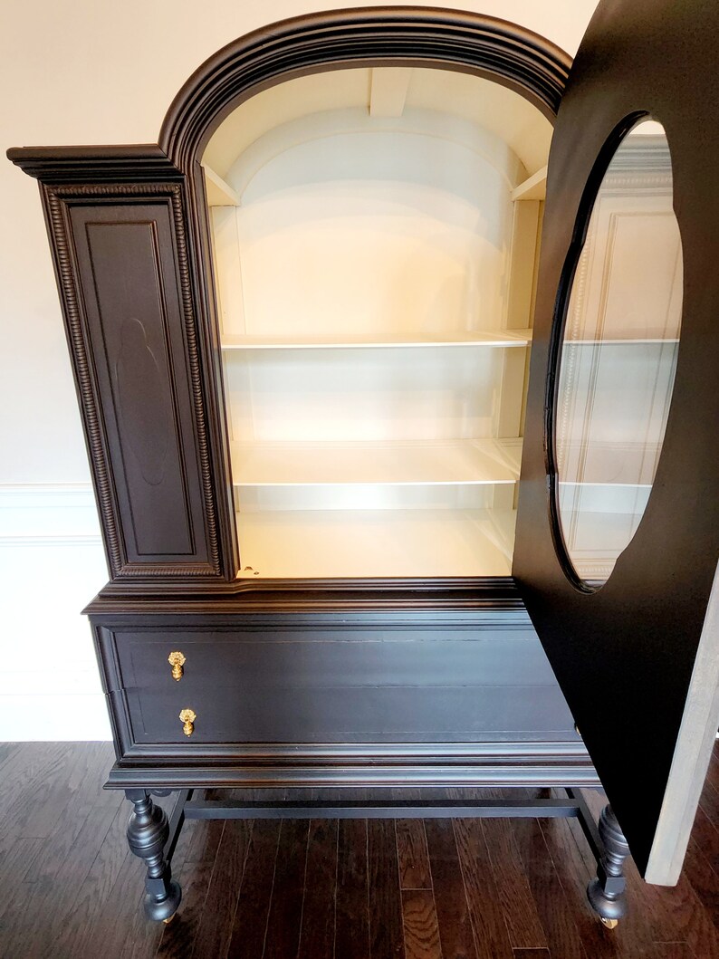 Antique Hutch/display Jacobean Hutch Etsy