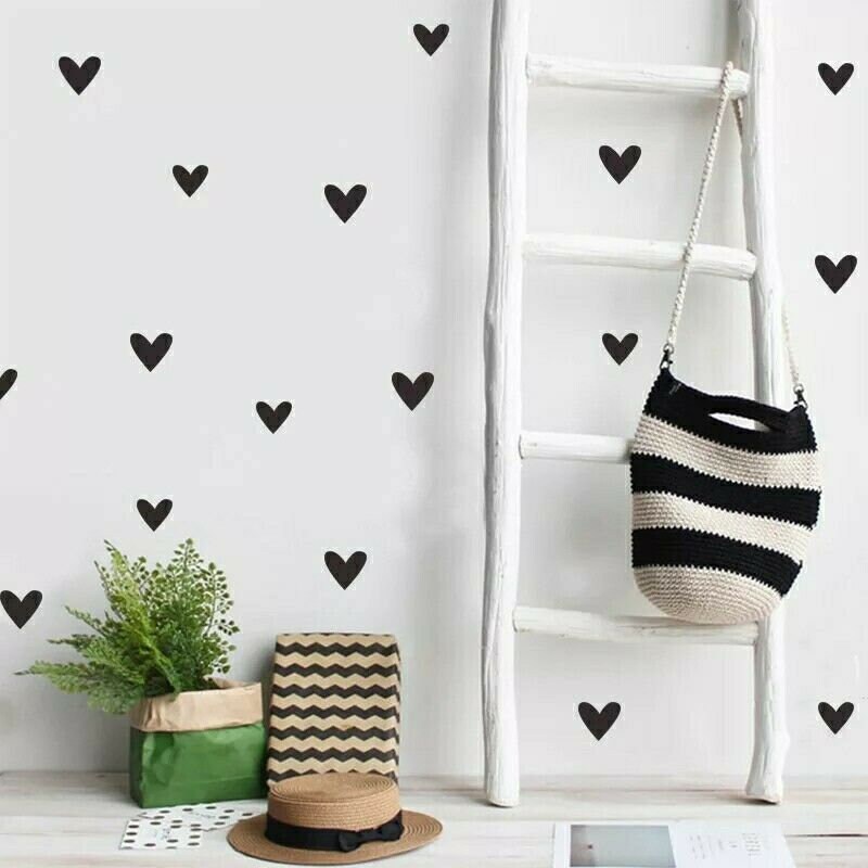 Various Love Heart Wall Stickers Kid Child Decal Art Nursery Etsy UK
